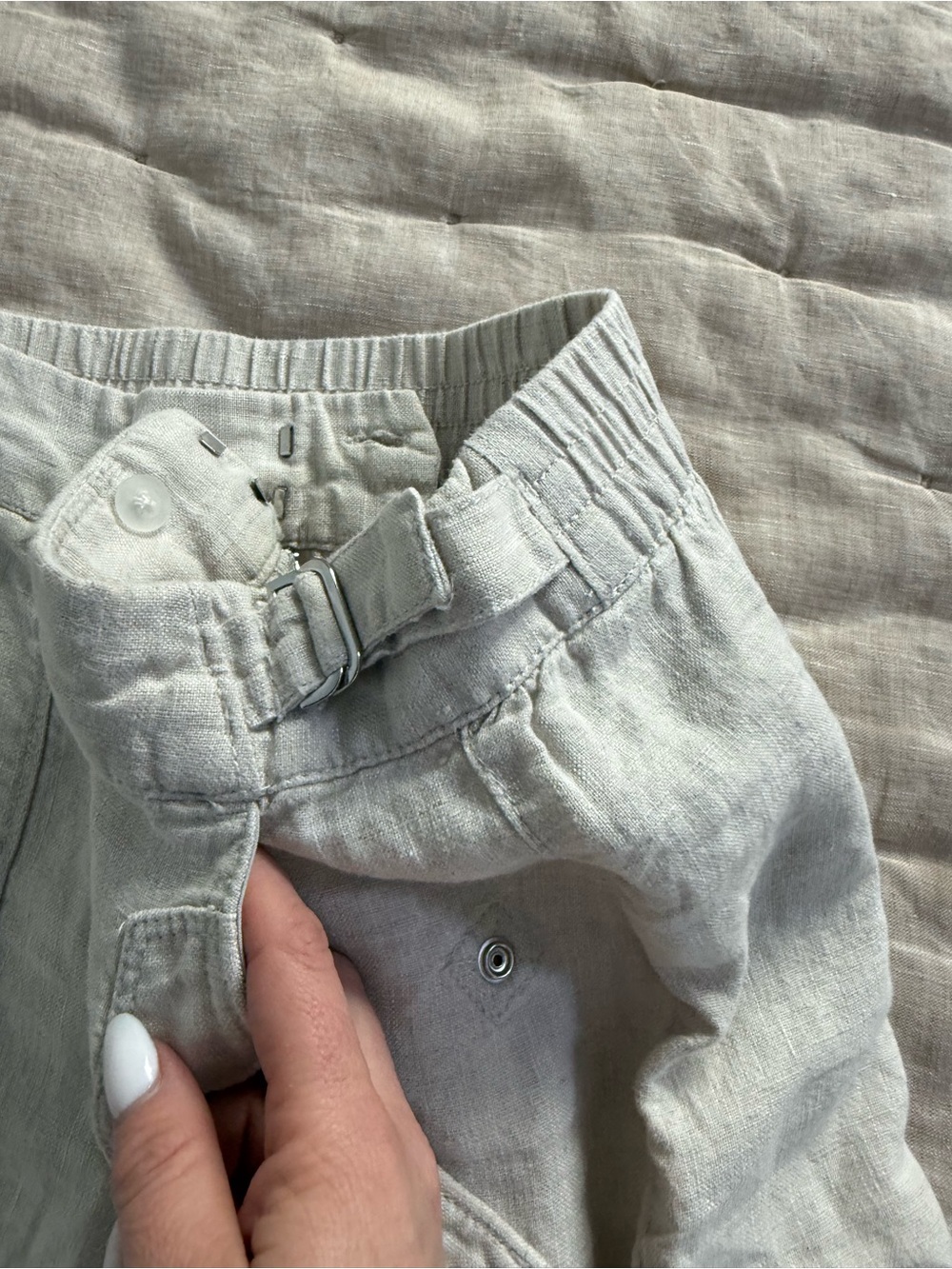 Athleta Voyager Linen Pant Size 8 - Picture 6 of 13